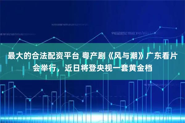 最大的合法配资平台 粤产剧《风与潮》广东看片会举行，近日将登央视一套黄金档